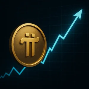 Best Free Crypto Mining Apps & Crypto News 161 Is Pi Network a Good Investment featured image of a Pi coin on a chart with an upward arrow