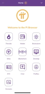 6 Easy Step Guide on How to Join Pi Network Today 127 Pi Browser app image of the app layout
