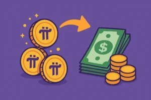 Best Free Crypto Mining Apps & Crypto News 157 How to sell Pi coin featured image of Pi coins being traded for fiat cash