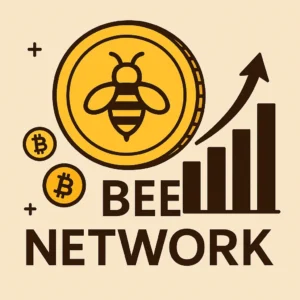Best Free Crypto Mining Apps & Crypto News 148 Bee Network crypto featured image of a BEE coin and price chart for free crypto mining